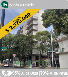 departamentos en venta viaducto 154